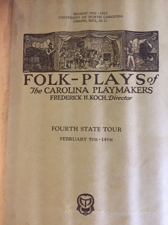 carolina playmakers playbill