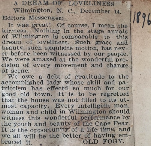 A Dream of Loveliness news clipping about 189